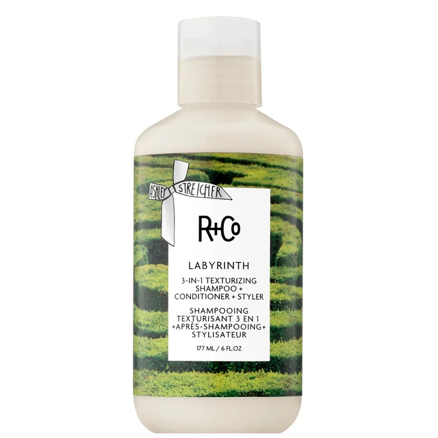 R+Co Labyrinth 3-in-1 Texturizing Shampoo, Conditioner and Styler 6 oz