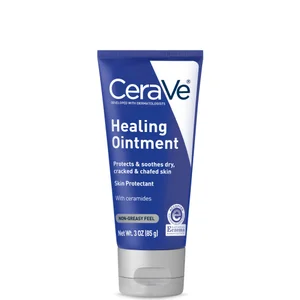 CeraVe Healing Ointment for Cracked Skin Repair Skin Protectant with Petrolatum Ceramides (3 fl. oz) - Size 85g/3 fl. oz