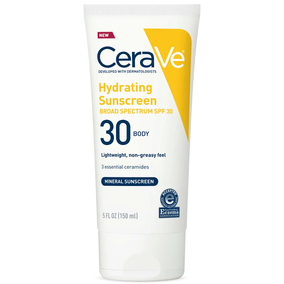CeraVe 100% Mineral Hydrating Body Sunscreen SPF 30 (5 fl. oz.) Image 1