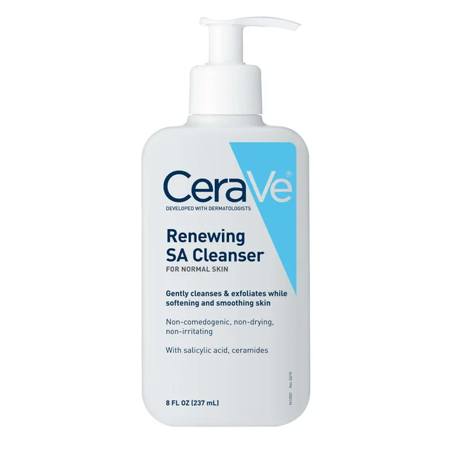 CeraVe Renewing SA Facial Cleanser with Salicylic Acid and Hyaluronic Acid (8 fl. oz.)
