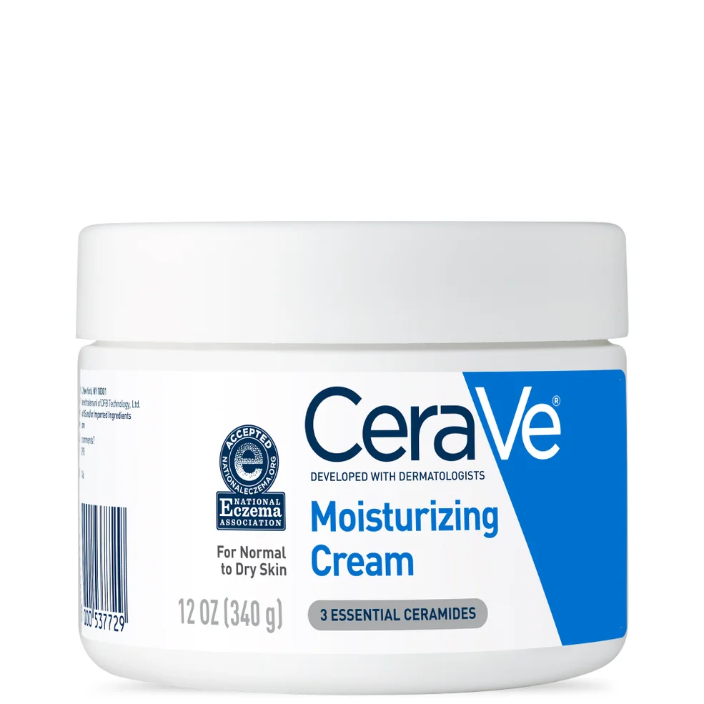 CeraVe Moisturizing Cream Body and Face Moisturizer for Dry Skin (12 fl. oz) Image 1