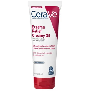 Cerave Eczema Relief Creamy Body Oil with Colloidal Oatmeal (8 fl. oz.) - undefined undefined