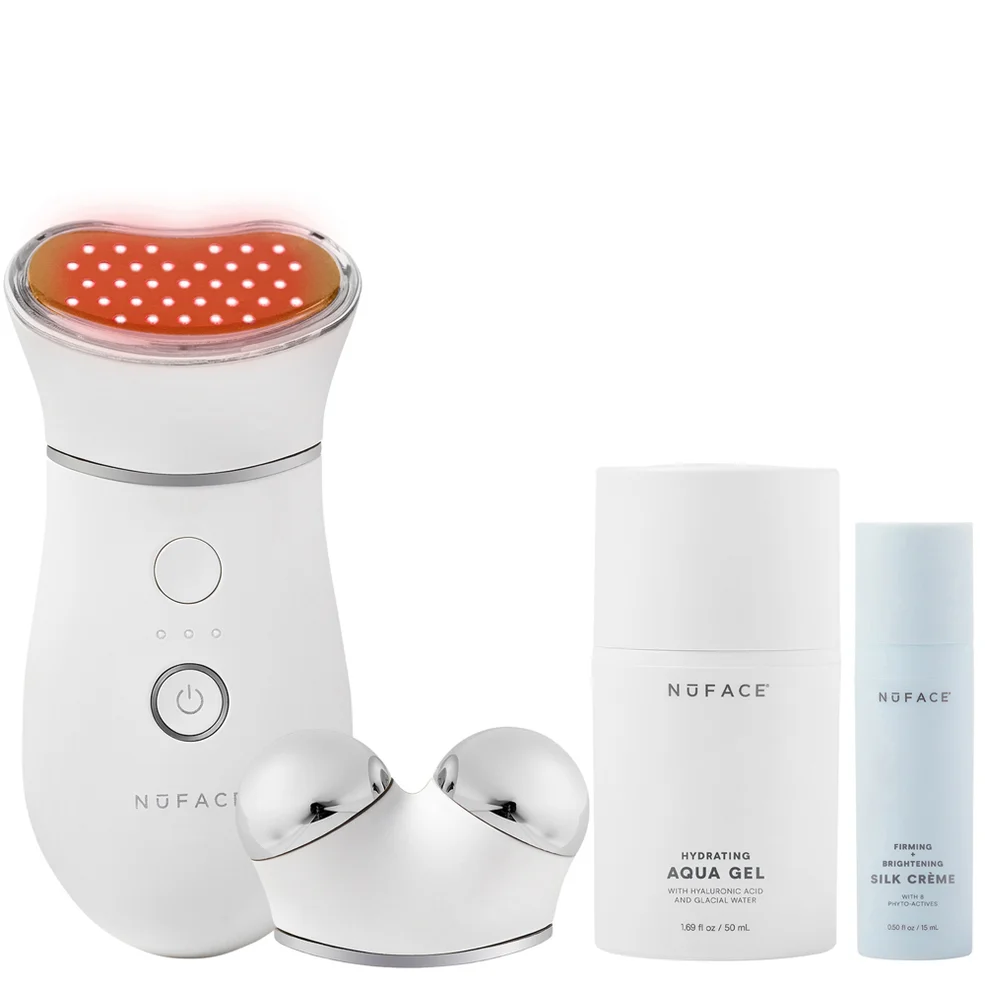 NuFACE Trinity+ Red Light and Wrinkle Reducer Attachment Set Image 1