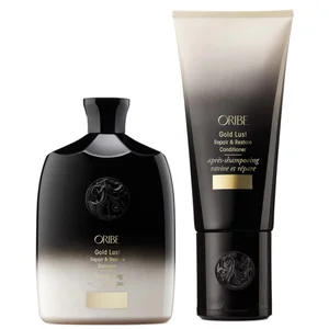 Oribe Gold Lust Repair and Restore Shampoo and Conditioner Bundle 8.5 fl oz - undefined undefined