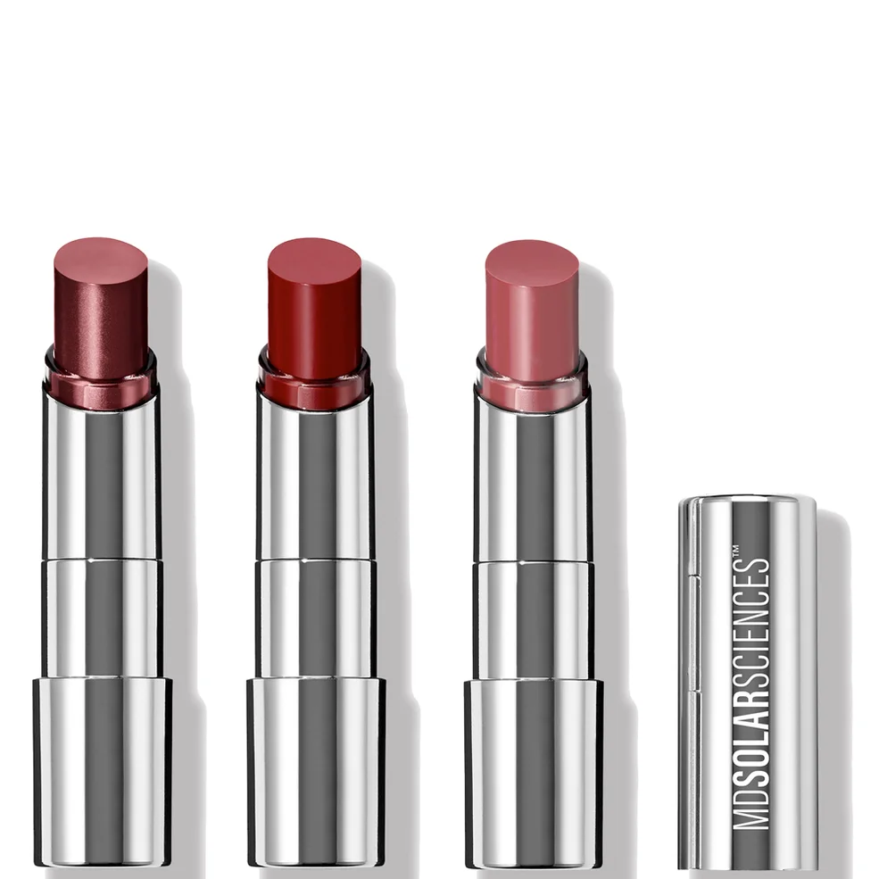 MDSolarSciences Hydrating SPF 30 Sheer Lip Balm Trio (The Vivids) Image 1