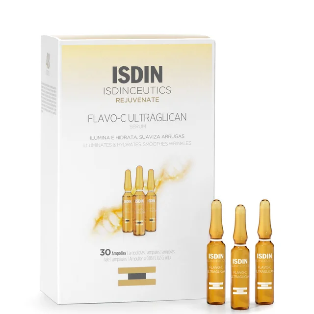 ISDIN Isdinceutics Flavo-C Ultraglican Serum Ampoules (Various Options)