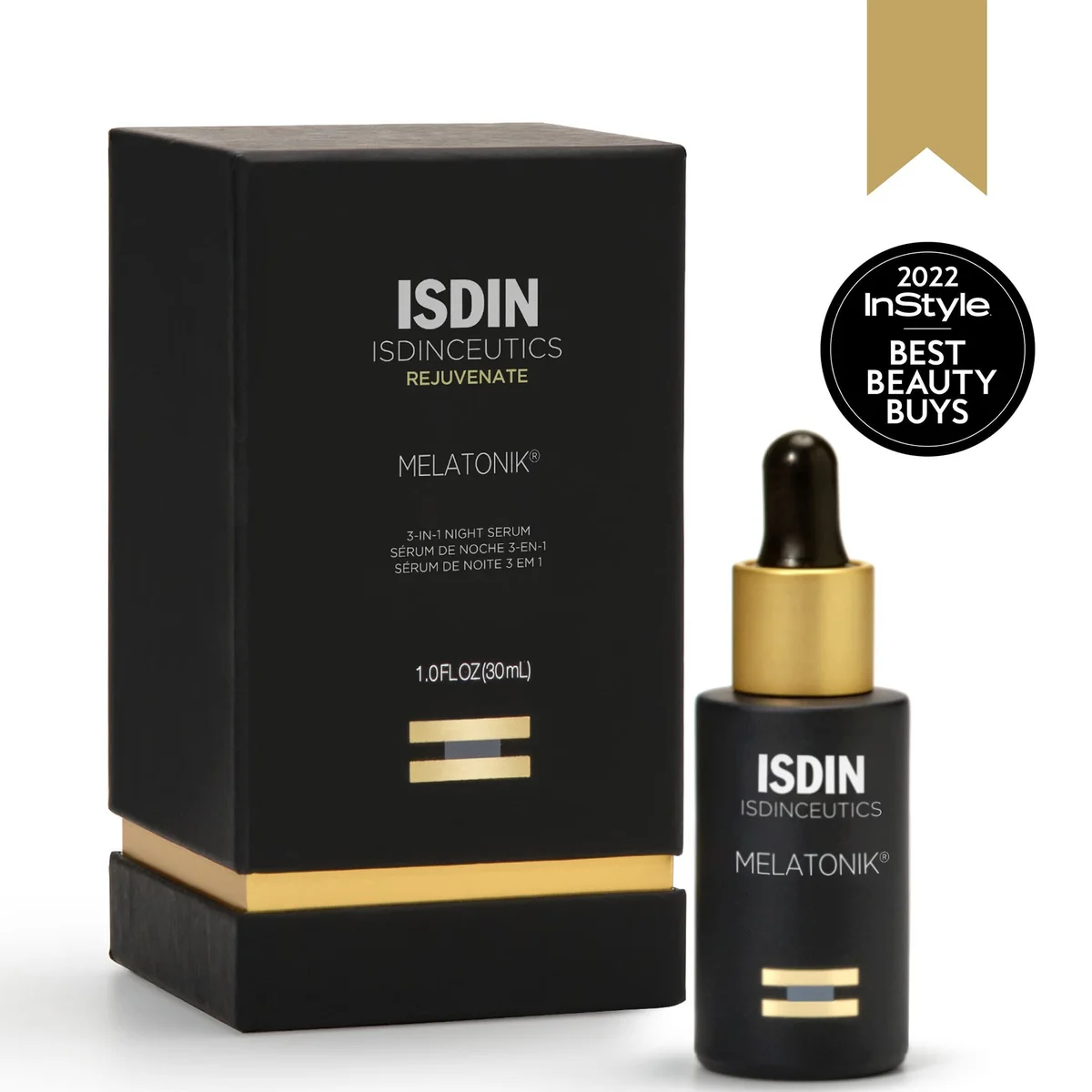 ISDIN ISDINCEUTICS Melatonik Lightweight Night Serum with Backuchiol 1 oz