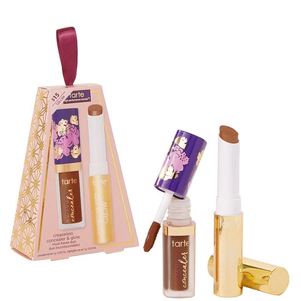 Tarte Creaseless Concealer and Glow Must-Haves Duo - Deep (Worth $26.00) Image 1