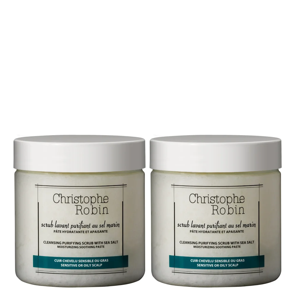 Christophe Robin Cleansing Purifying Scrub with Sea Salt Duo Image 1