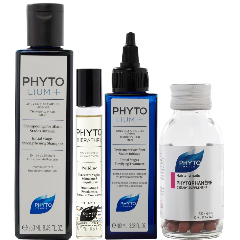 Phyto Early Stages Hair Thinning Treament For Men Set Image 1