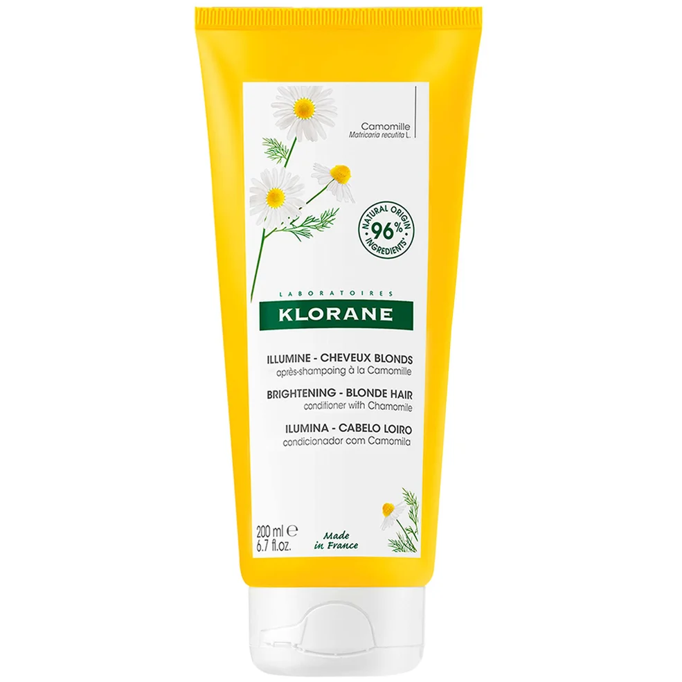 KLORANE Brightening Conditioner with Camomile for Blonde Hair 200ml Image 1