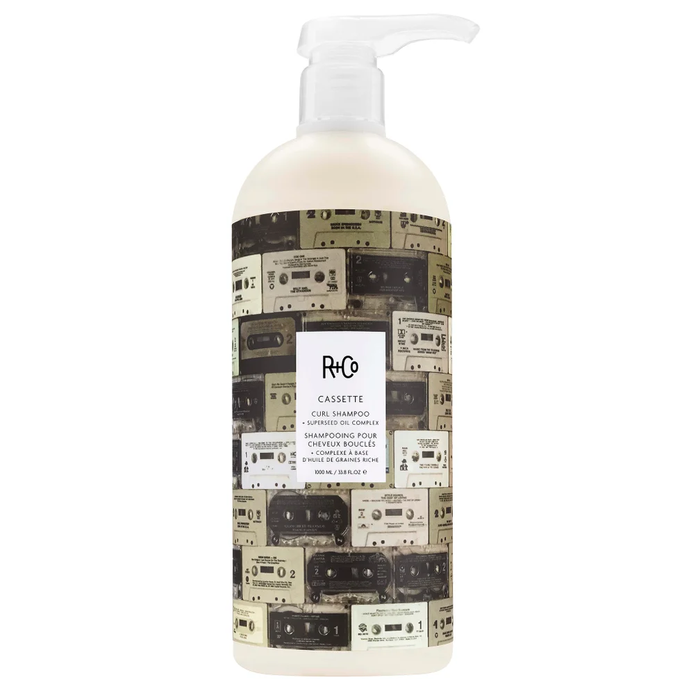 R+Co CASSETTE Curl Shampoo and Superseed Oil Complex 33.8 oz Image 1