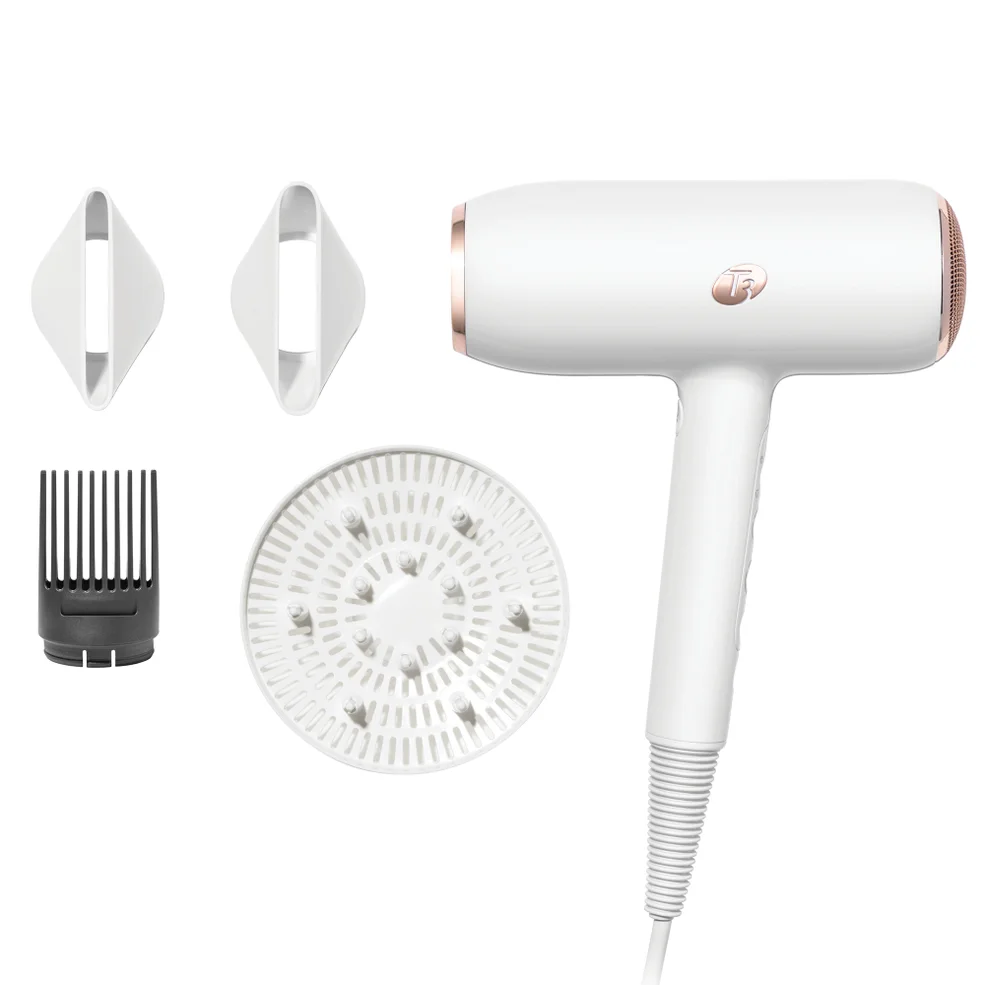 T3 Featherweight StyleMax Professional Hair Dryer - White Image 1
