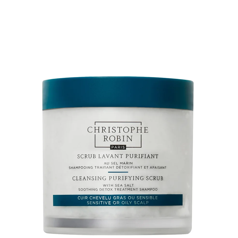 Christophe Robin Cleansing Purifying Scrub with Sea Salt 250ml Image 1