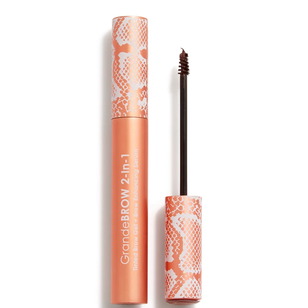GRANDE Cosmetics GrandeBROW 2-in-1 Tinted Brow Gel and Brow Enhancing Serum - Auburn Image 1
