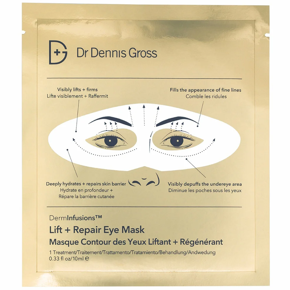 Dr Dennis Gross DermInfusions Lift and Repair Eye Mask, 1 Treatment Image 1