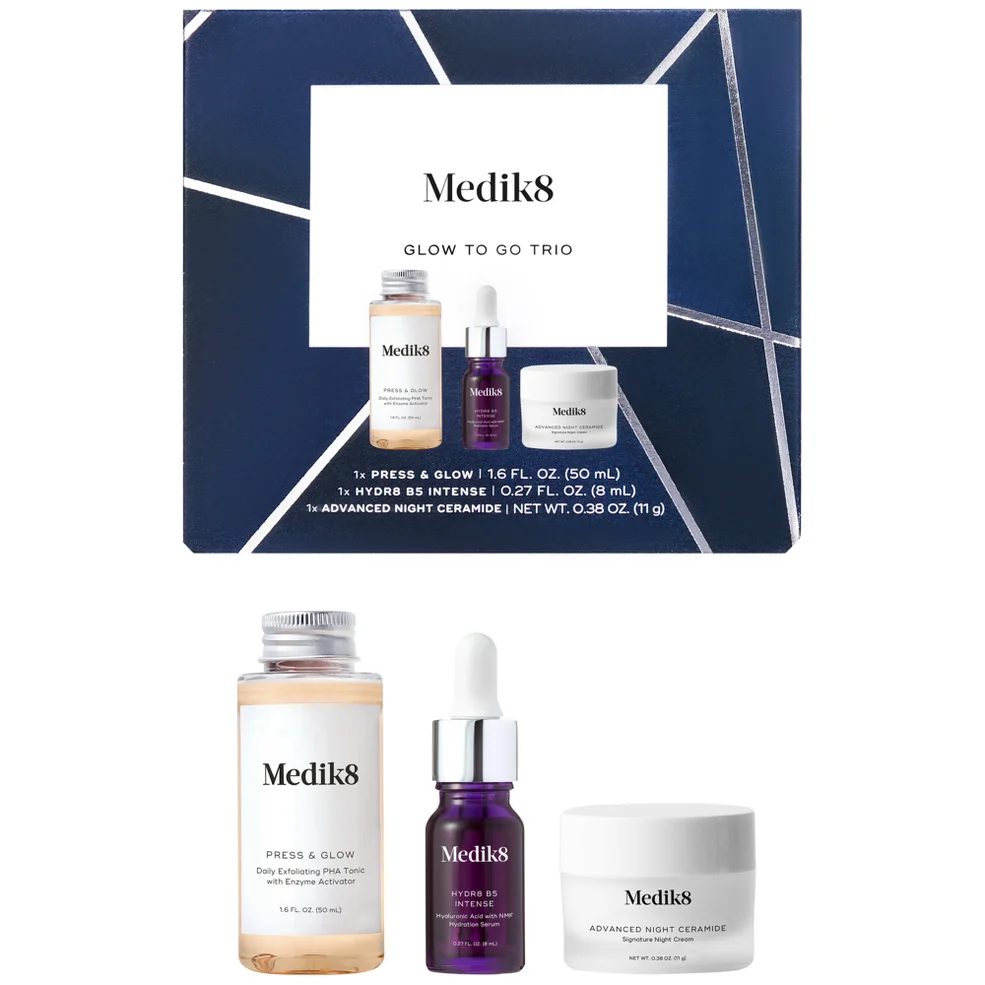 Medik8 Glow To Go Trio (Worth $65) Image 1