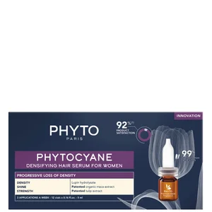 PHYTO PHYTOCYANE Treatment for Women with Progressive Hair Loss 12x5ml - undefined undefined