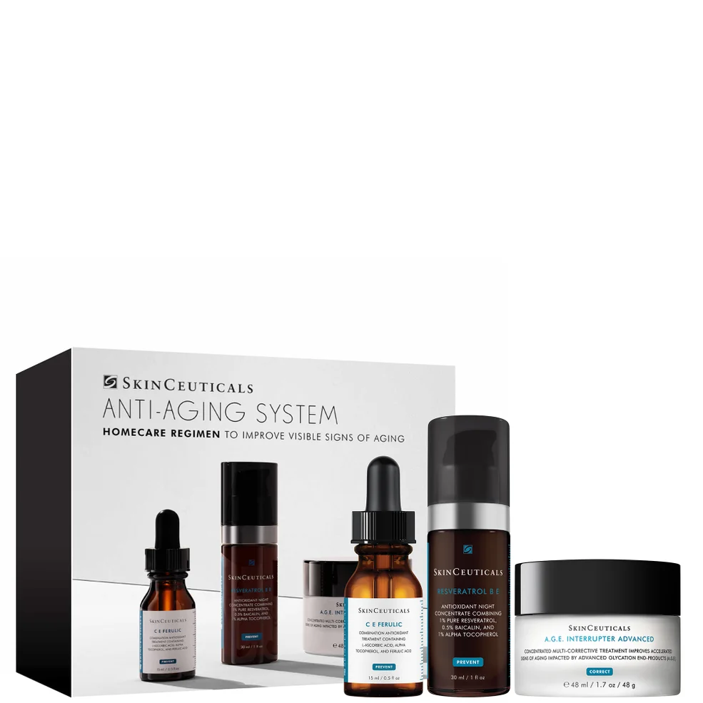 SkinCeuticals Anti-Aging Skin System featuring Travel Sized C E Ferulic and AGE Interrupter Advanced ($444 Value) Image 1