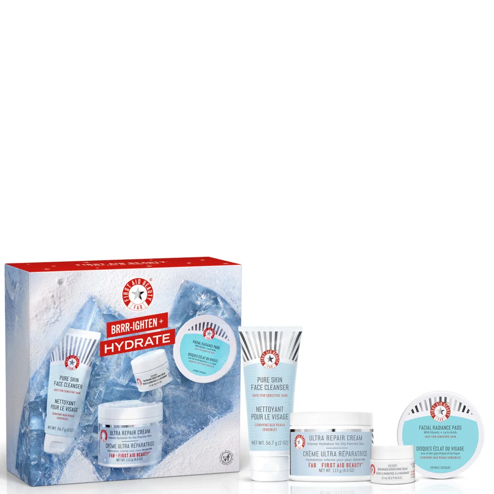 First Aid Beauty Brrr-ighten + Hydrate Holiday Kit (Worth $96) Image 1