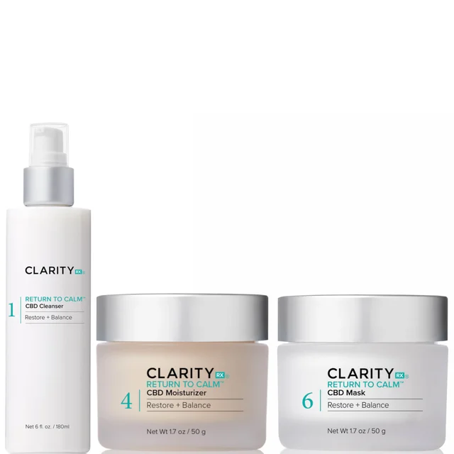 ClarityRx CBD Trio (Worth $174)