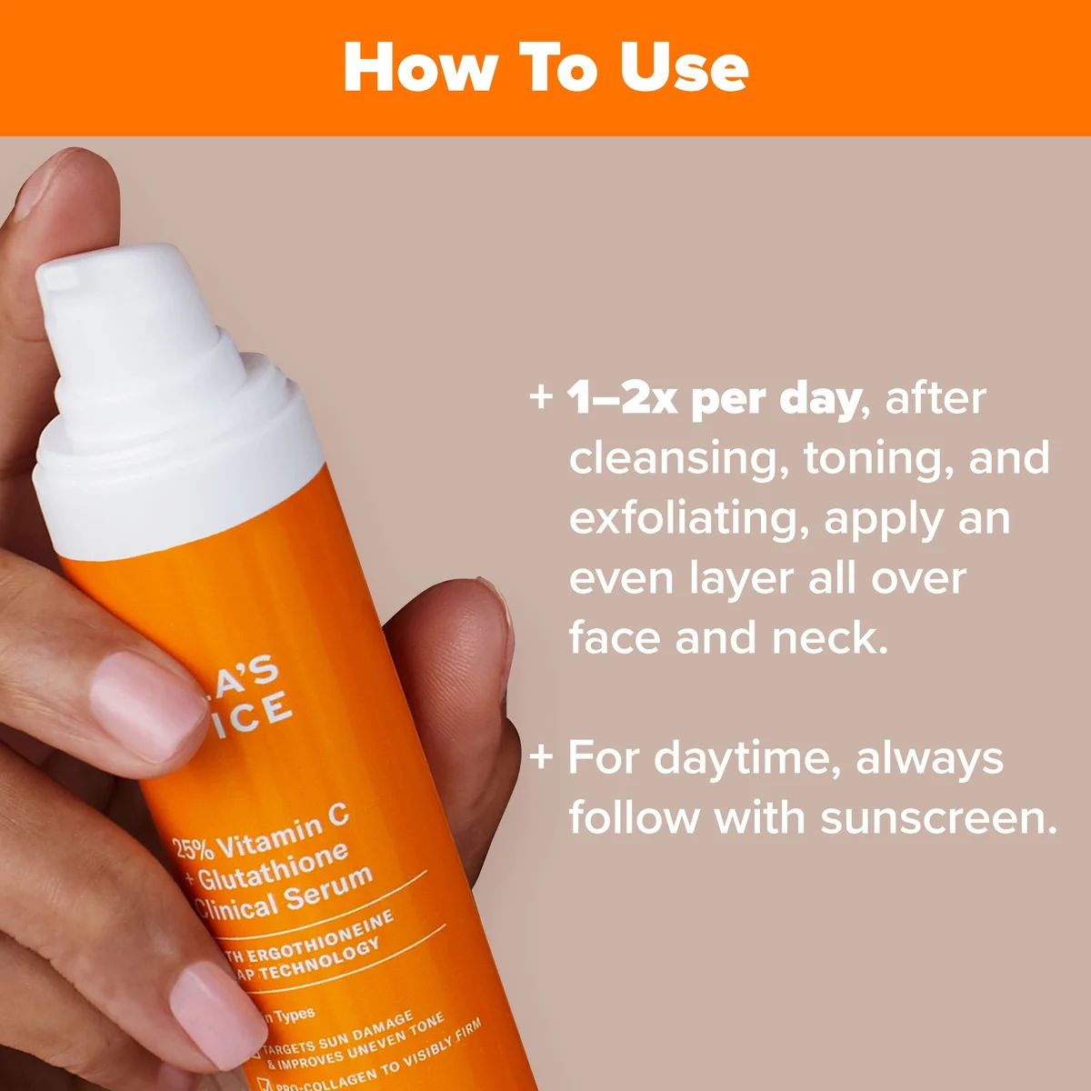 Paula's Choice 25% Vitamin C + Glutathione Clinical Serum | 1 fl oz Paula's Choice 25% Vitamin C + Glutathione Clinical Serum | 1 fl oz
