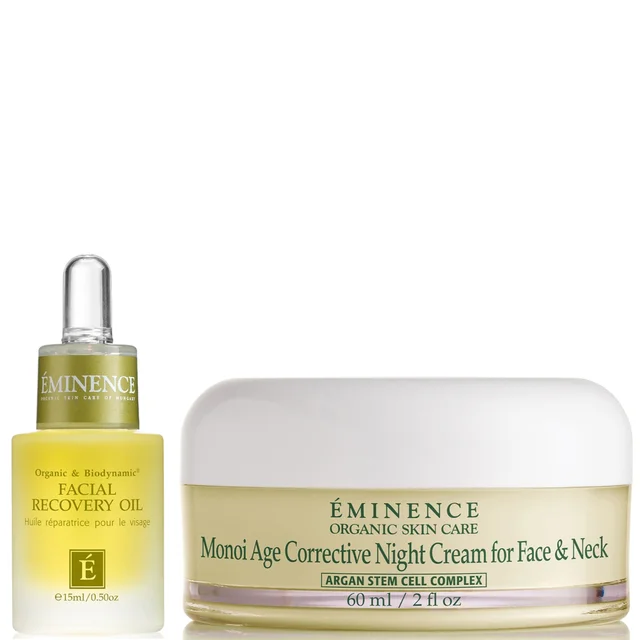 Eminence Organic Skin Care Nightly Repair and Recover Bundle (Worth $162.00)