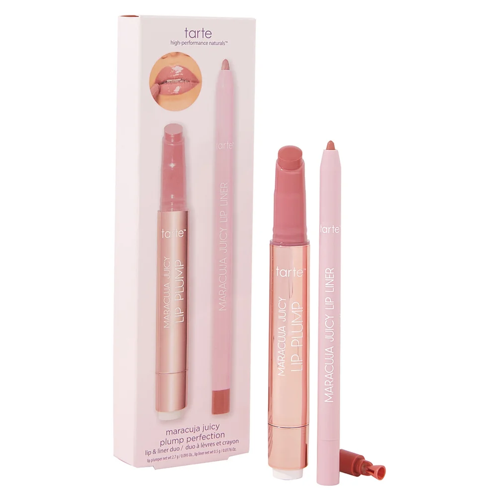 tarte Maracuja Juicy Plump Perfection Lip Gloss & Liner Duo Image 1