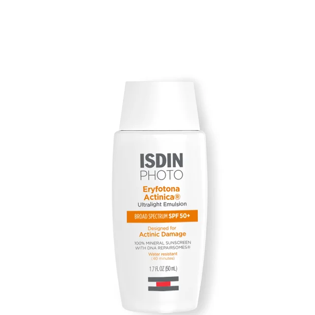 ISDIN Eryfotona Actinica Mineral Broad-Spectrum Face Sunscreen SPF 50+ (1.7 fl. Oz)