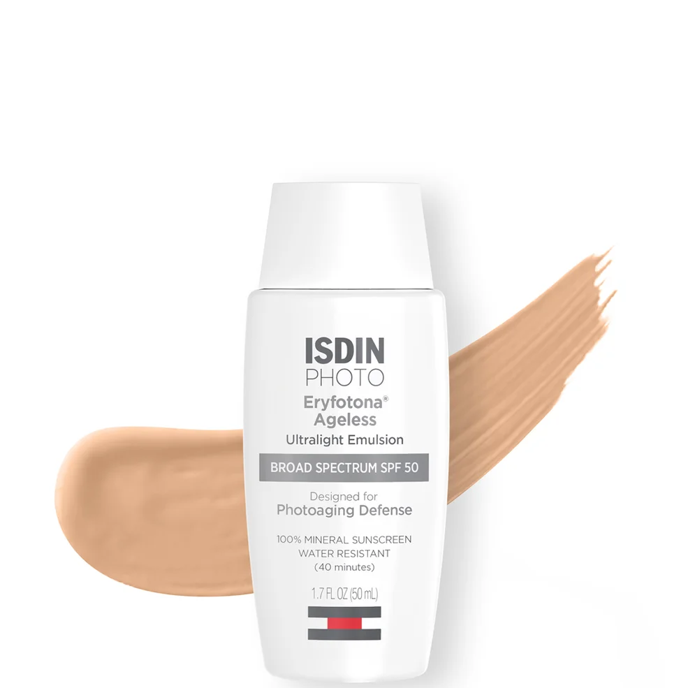 ISDIN Eryfotona Ageless Mineral Broad-Spectrum Tinted Face Sunscreen SPF 50 (1.7 fl. Oz) Image 1