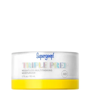 Supergoop! Triple Prep Weightless Daily Moisturiser SPF 40 50ml - undefined undefined