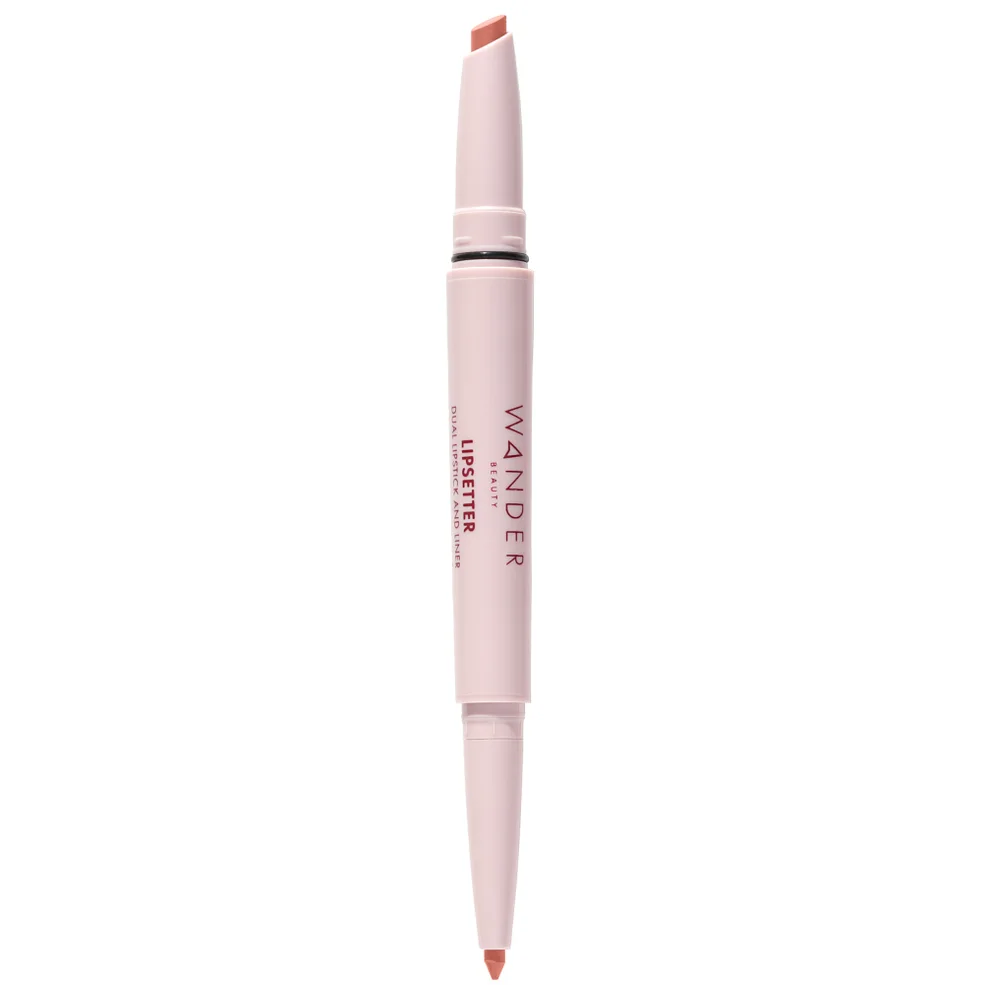 Wander Beauty Lipsetter Dual Lipstick and Liner - Ticket to Tawny Image 1