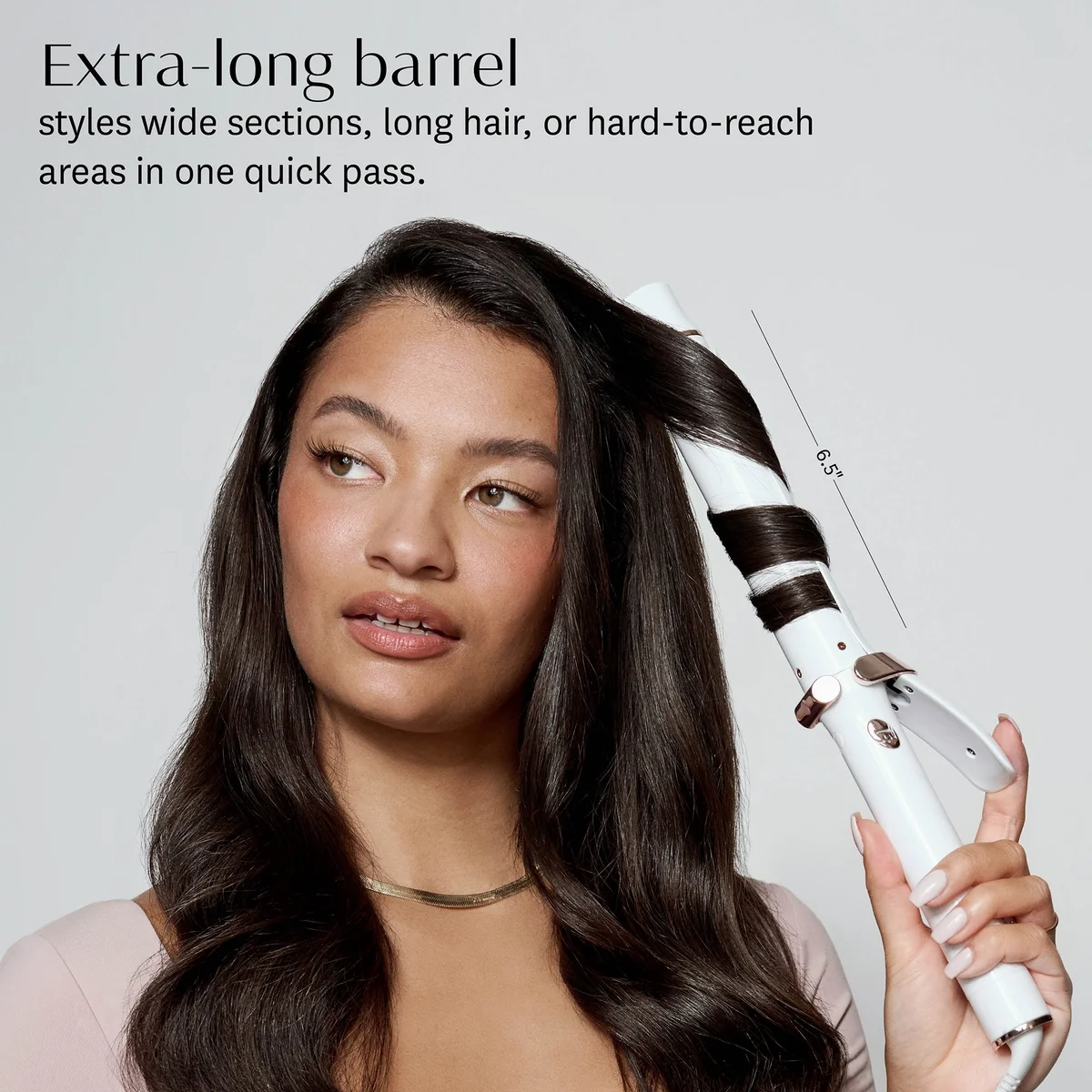 T3 SinglePass Curl X Extra-Long 1.25 Inch Barrel Ceramic Curling Iron