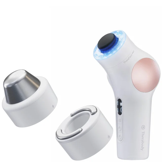 Therabody TheraFace PRO Device with Hot and Cold Ring Set - White