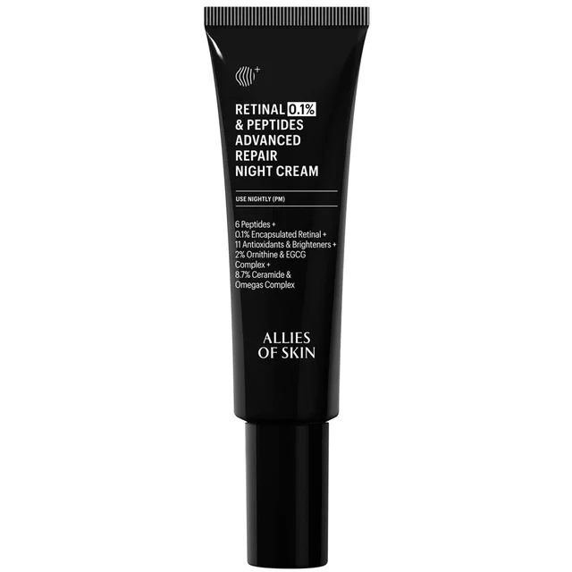 Allies of Skin Retinal 0.1% & Peptides Advanced Repair Night Cream 48ml