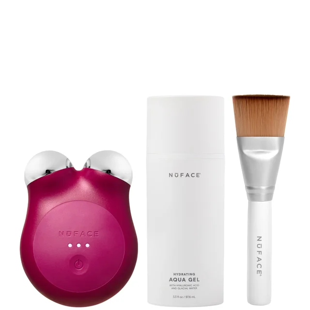 NuFACE MINI+ Smart Petite Facial Microcurrent Device- Velvet Rose