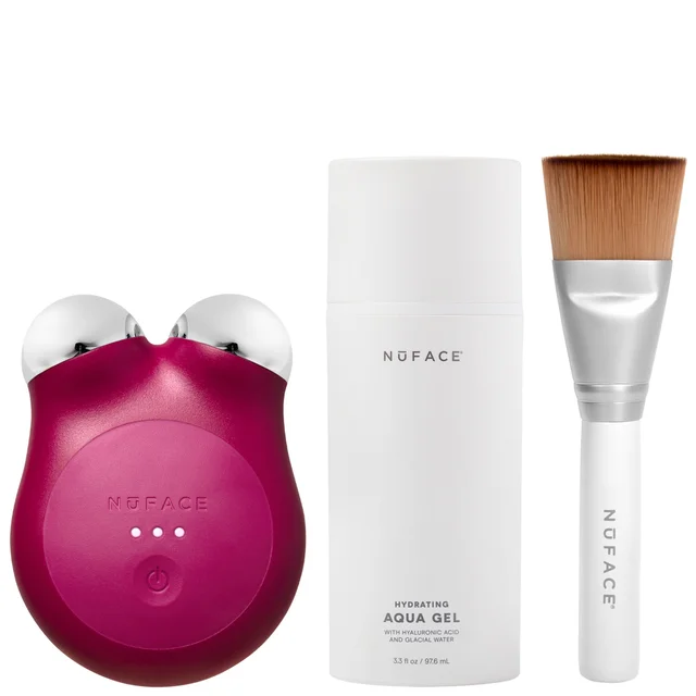 NuFACE MINI+ Smart Petite Facial Microcurrent Device- Velvet Rose ($325 Value)