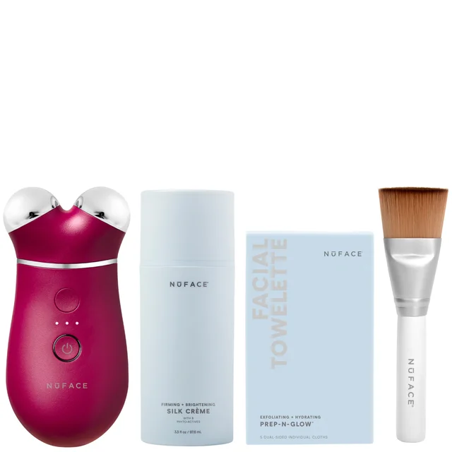 NuFACE TRINITY+ Smart Advanced Facial Microcurrent Device- Velvet Rose ($502 Value)