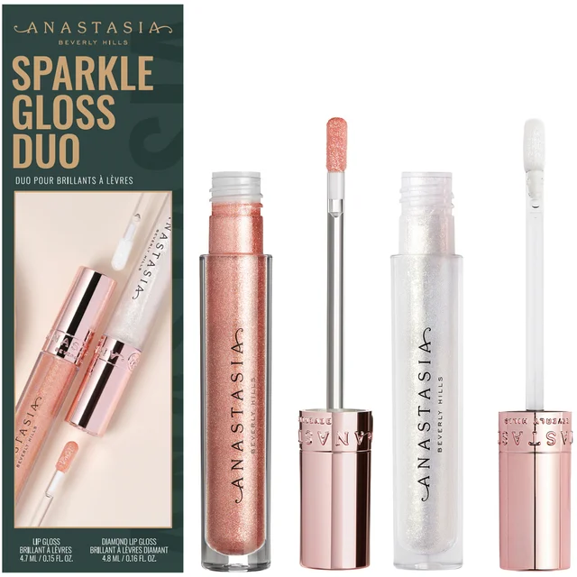 Anastasia Beverly Hills Honey Diamond and Amber Sparkle Sparkle Gloss Duo (Worth $40.00)