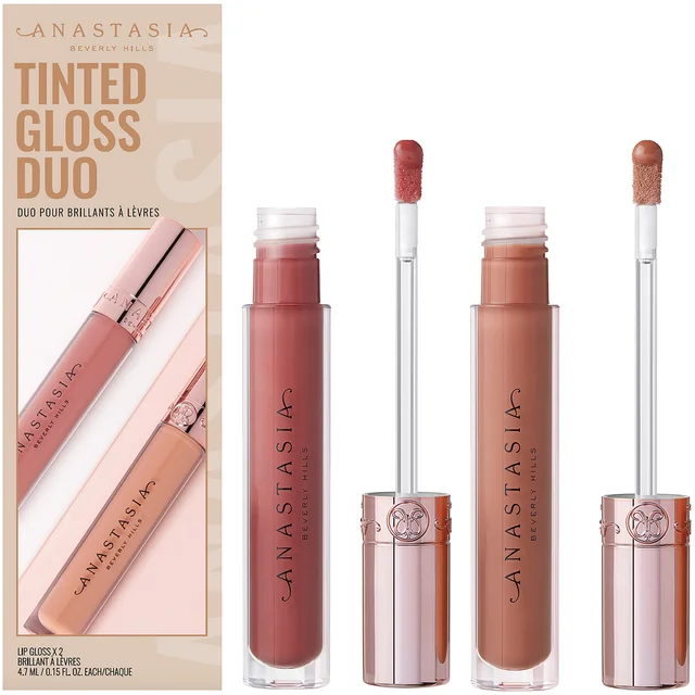 Anastasia Beverly Hills Tan Rose and Caramel Tinted Gloss Duo (Worth $40.00)