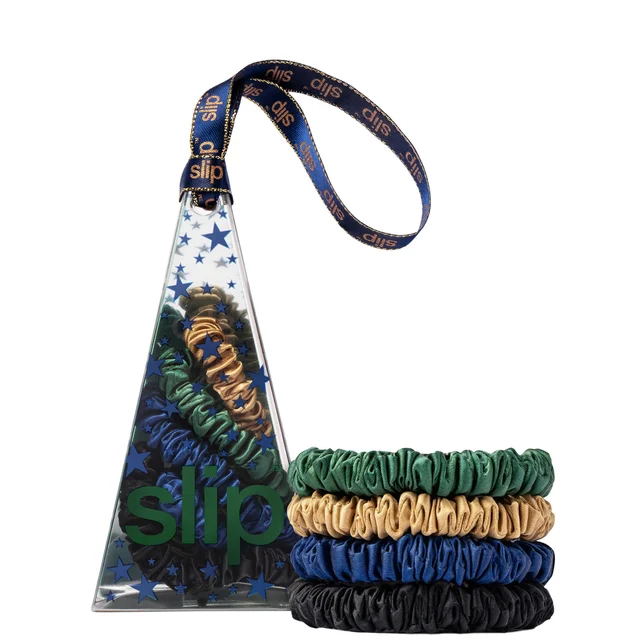 Slip Pure Silk Skinny Scrunchie Ornament- Paige