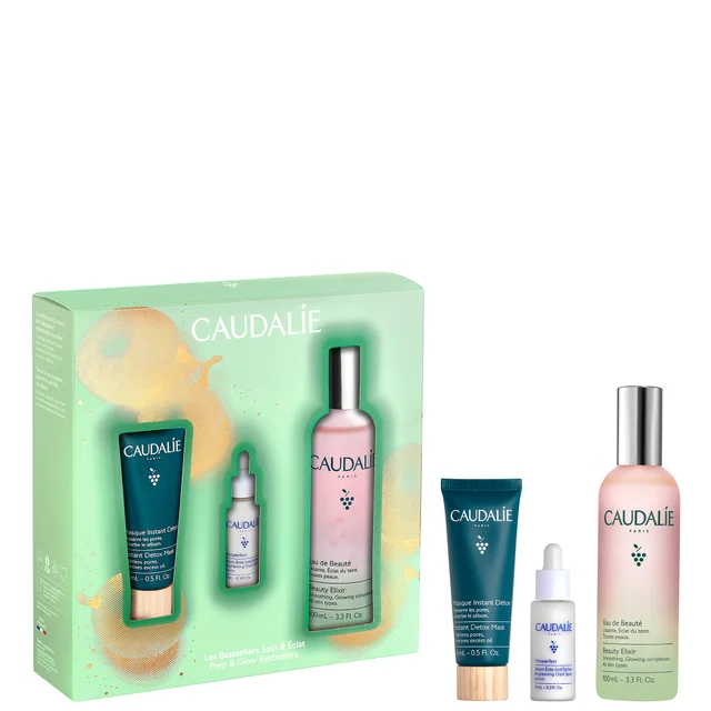 Caudalie Prep and Glow Bestsellers Kit (Worth $85.00)