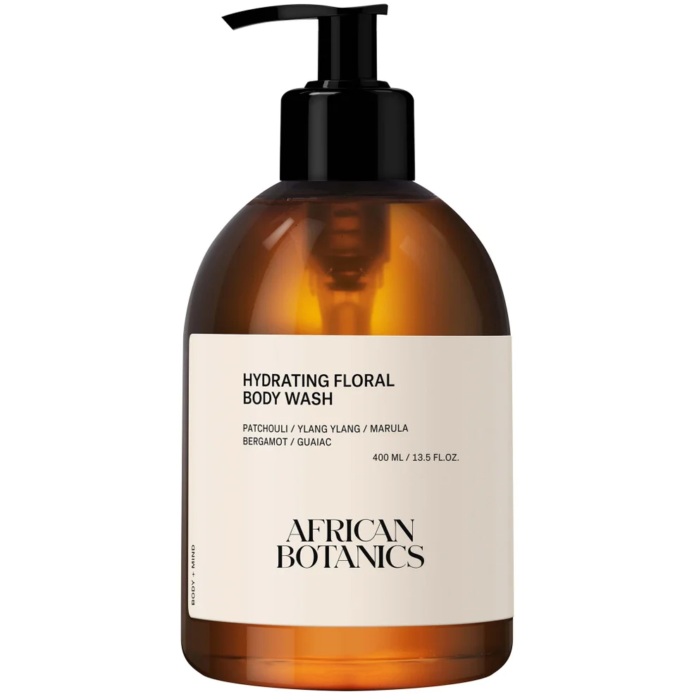 African Botanics Hydrating Floral Body Wash 400ml Image 1
