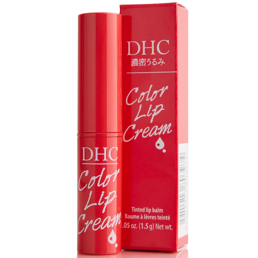 DHC Color Lip Cream Moisturizing Balm - 1.5g Red Image 1