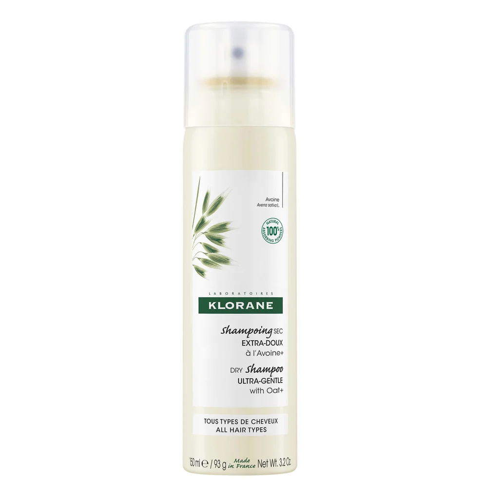 Klorane Dry Shampoo with Oat Milk - All Hair Types 3.2 oz. Image 1