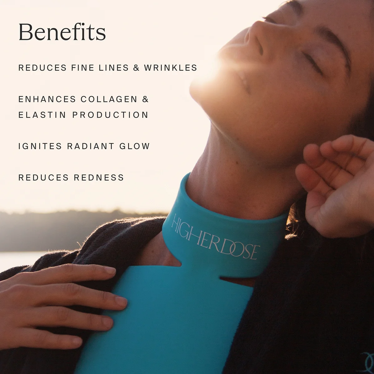 HigherDOSE Red Light Neck Enhancer