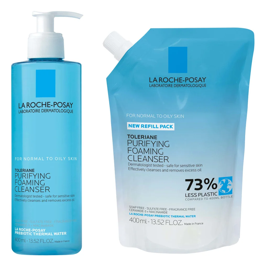 La Roche-Posay Toleriane Purifying Foaming Cleanser Refill Set Image 1