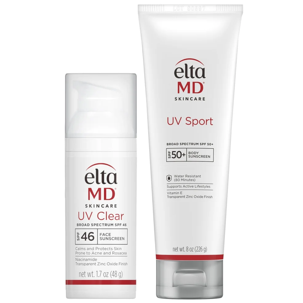 EltaMD UV Sport + UV Clear Untinted Duo ($104 Value) Image 1