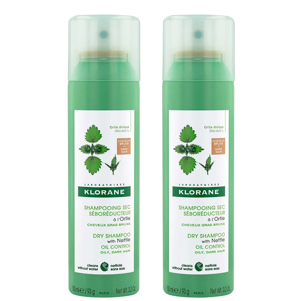 Klorane Dry Shampoo with Nettle - Natural Tint Duo (Worth $48) Image 1