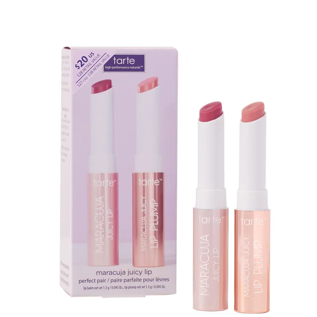 tarte Maracuja Juicy Lip Balm & Plump Perfect Pair Duo